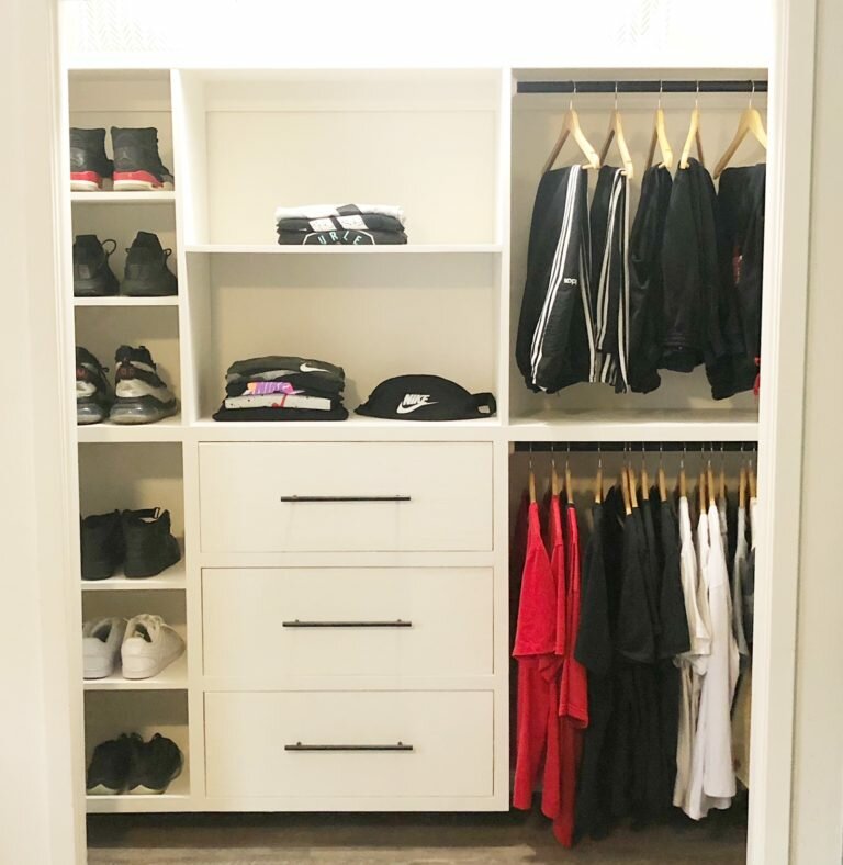 DIY closet system